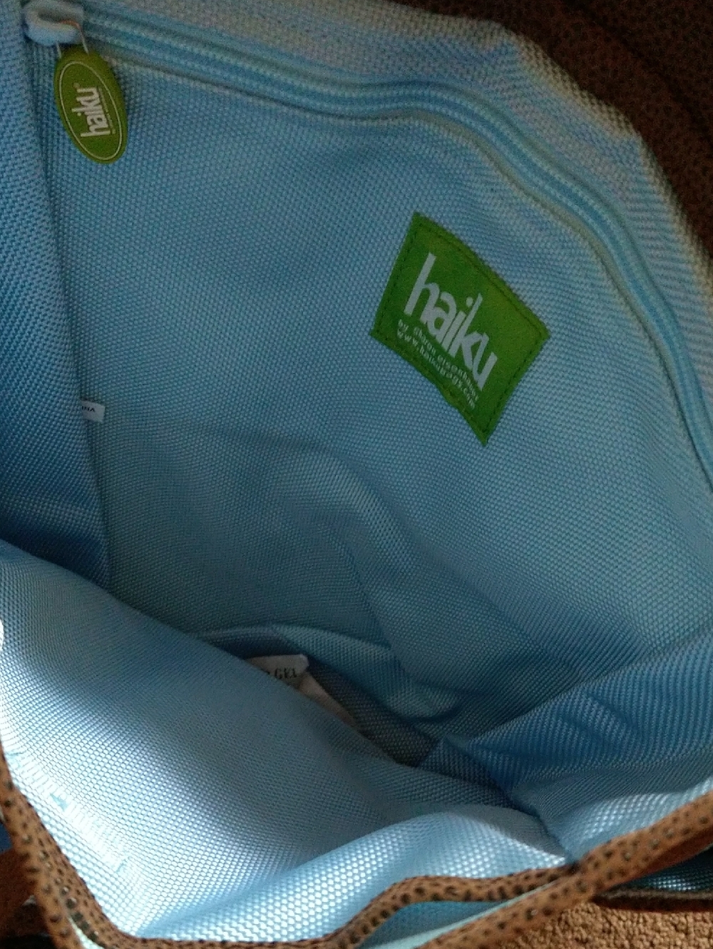 Haiku Brown & Lime Green Paisley To-go Bag - Picture 5 of 9
